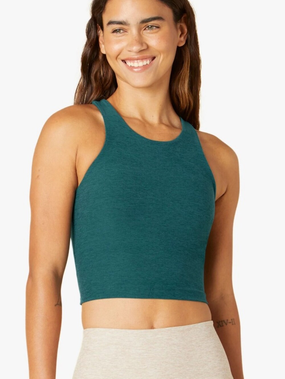 BEYOND YOGA Spacedye Focus Cropped Tank Crop Tank Top XS
